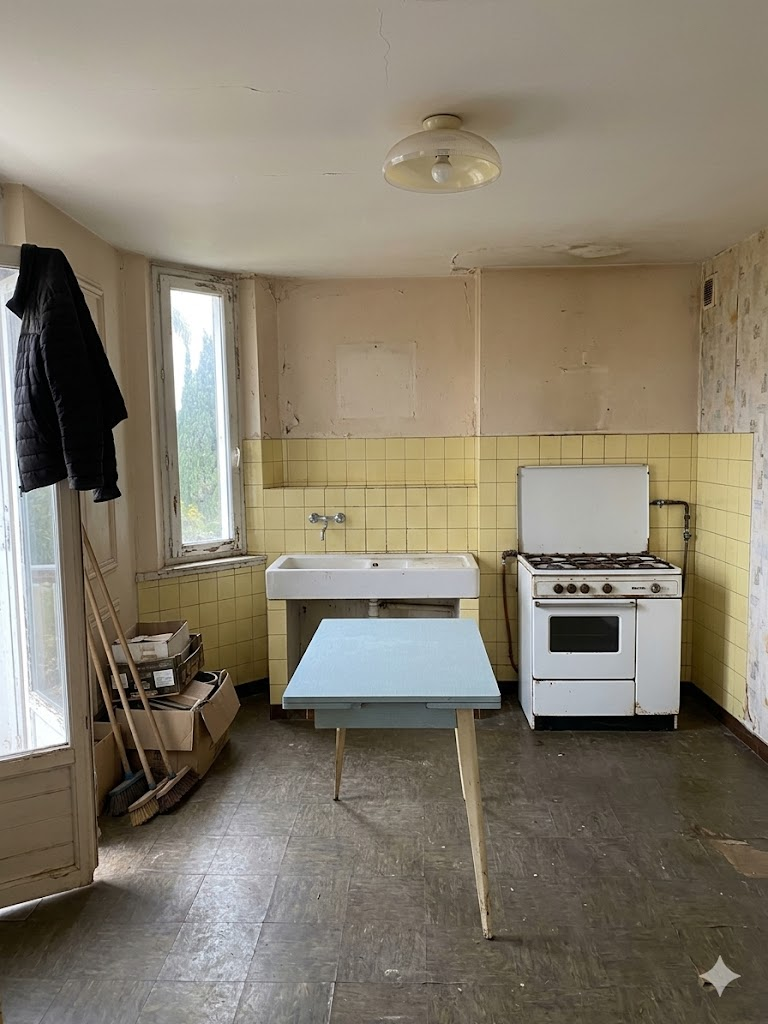 Cuisine avant travaux (photo illustrative)